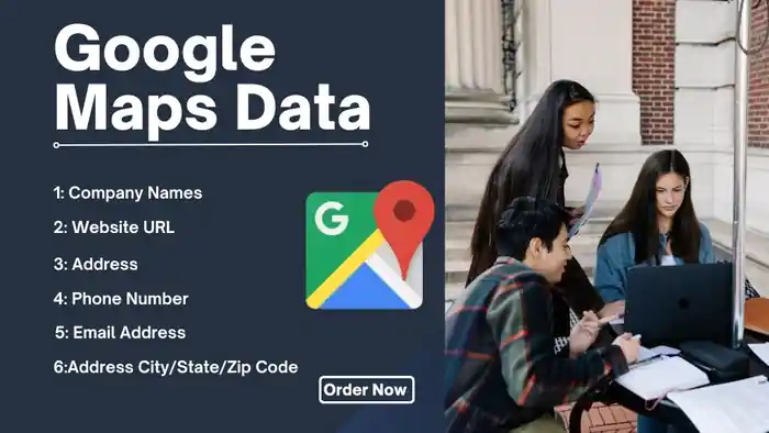 I can scrape google map data extraction, b2b lead generation