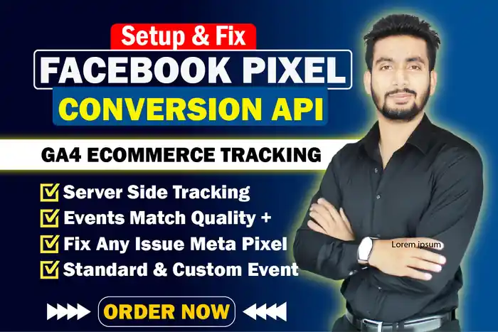 I can Setup Facebook pixel conversion API fix meta pixel & server side track