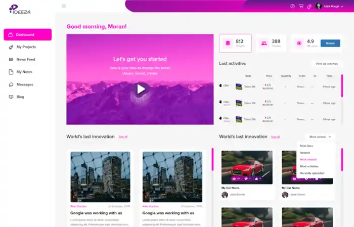 I can design and develop modern frontend applications using reactjs and next