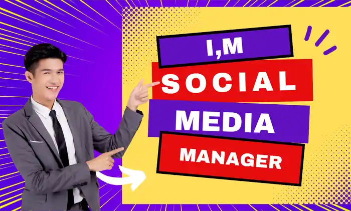 I can your social media marketing manager for all platforms