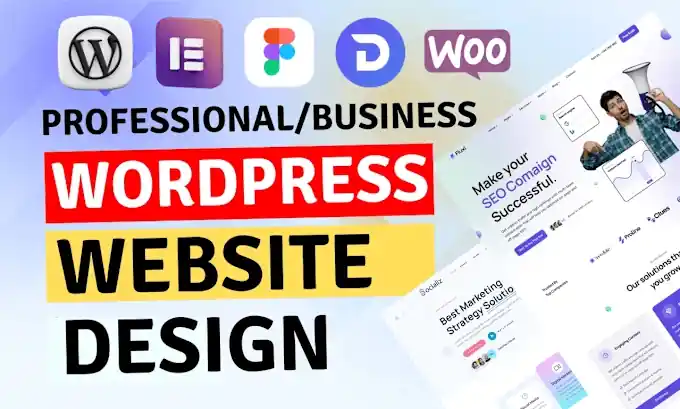 I can build responsive wordpress business, portfolio or woo commerce website