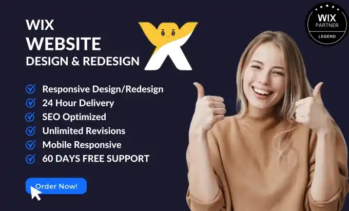 I can build wix website design wix website redesign, wix website development