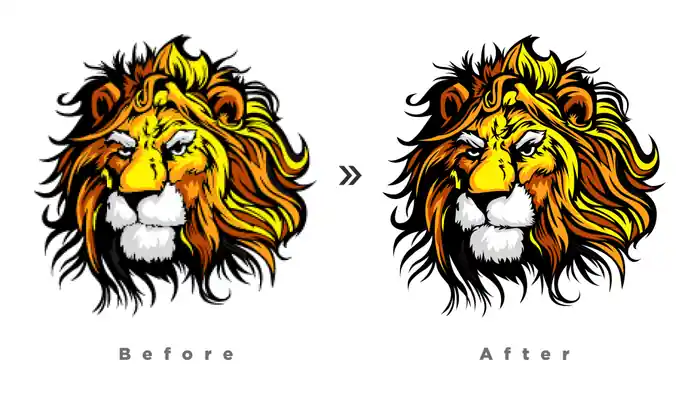 I can convert or redraw your low resolution image or logo into vector files
