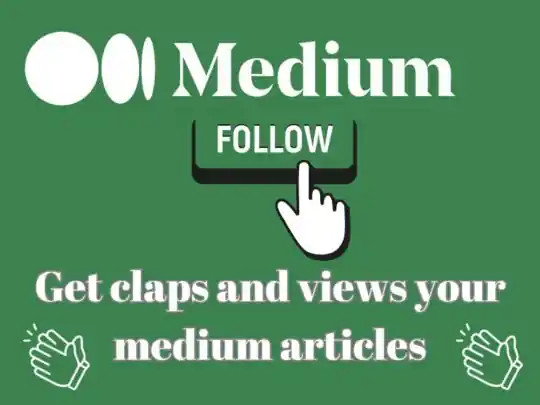 I can Organic Medium post articles Claps Audience Lifetime Guarantee