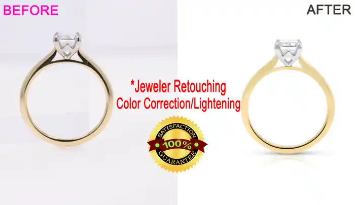 I can  do best quality professional jewelry retouch and any photoshop 