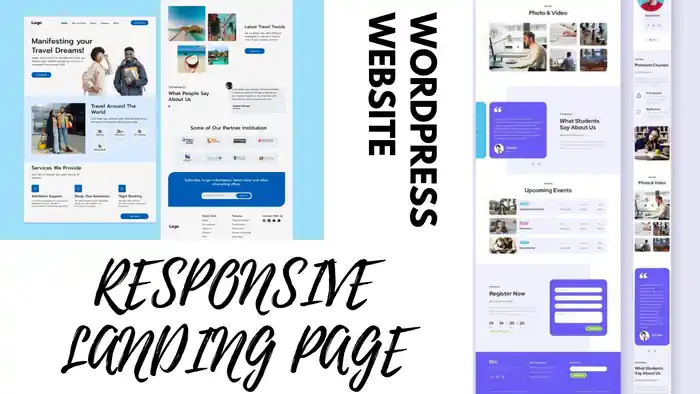 I can Design, redesign WordPress fully responsive Website