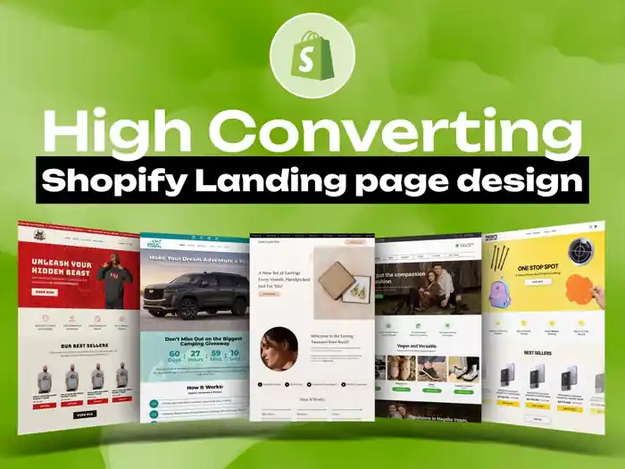 I can Create High-Converting Shopify Landing Pages to Boost Your Sales
