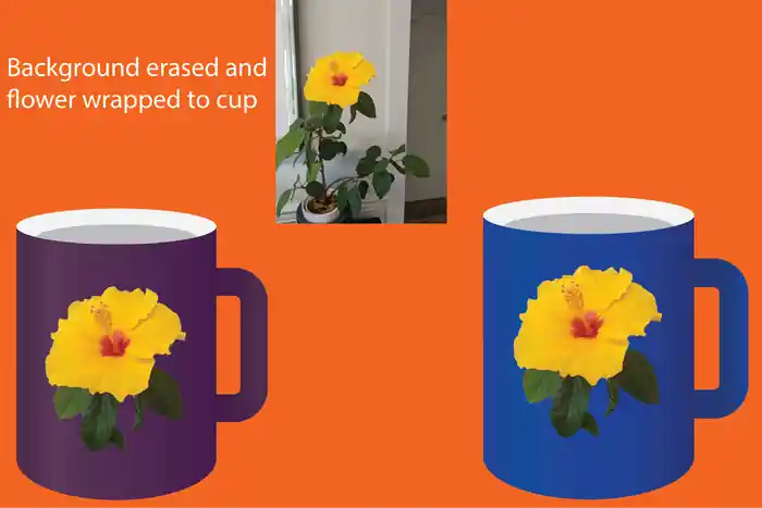 I can wrap your label, design, drawing around Bottle, mug, cup, jar, tube