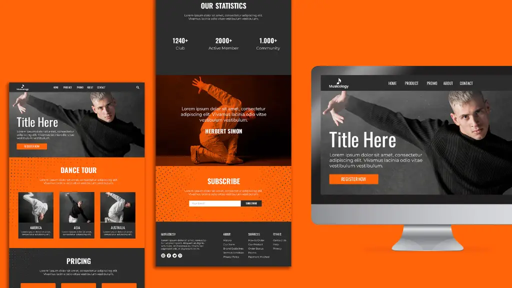 I can create wordpress landing page design, elementor landing page