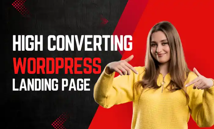 I can design a high converting WordPress landing page using Elementor