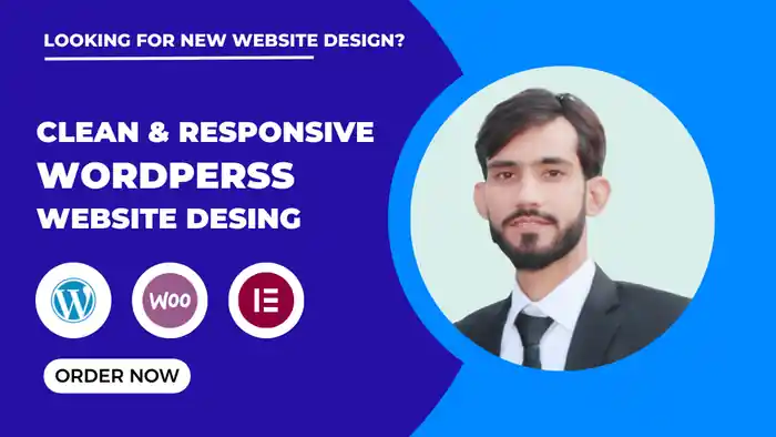 I can design clean and responsive wordpress website