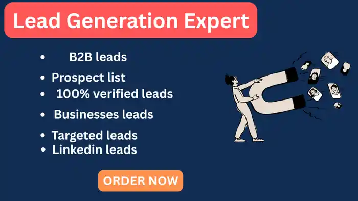 I can do B2B lead generation and web research 