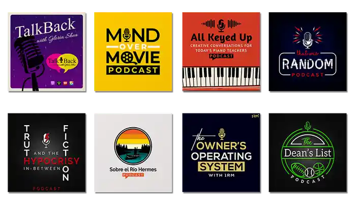 I can design a professional podcast logo or cover art