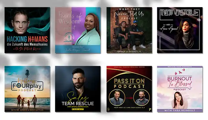 I can design a professional podcast logo or cover art
