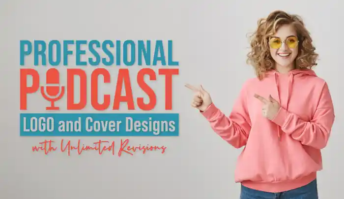 I can design a professional podcast logo or cover art