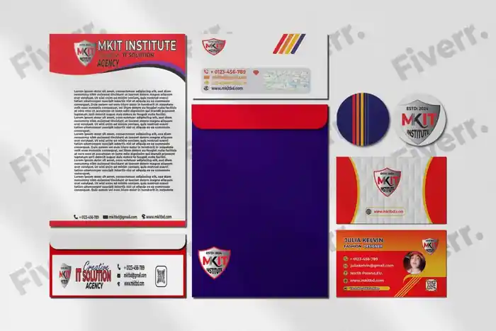 I can  business card, letterhead and all stationery branding