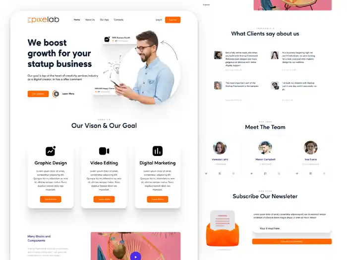 I can build custom website , redesign and develop the website