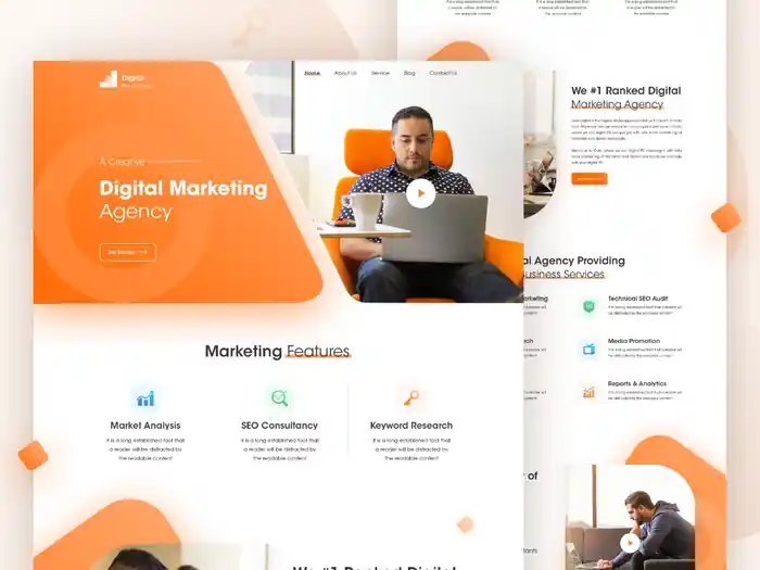 I can build custom website , redesign and develop the website