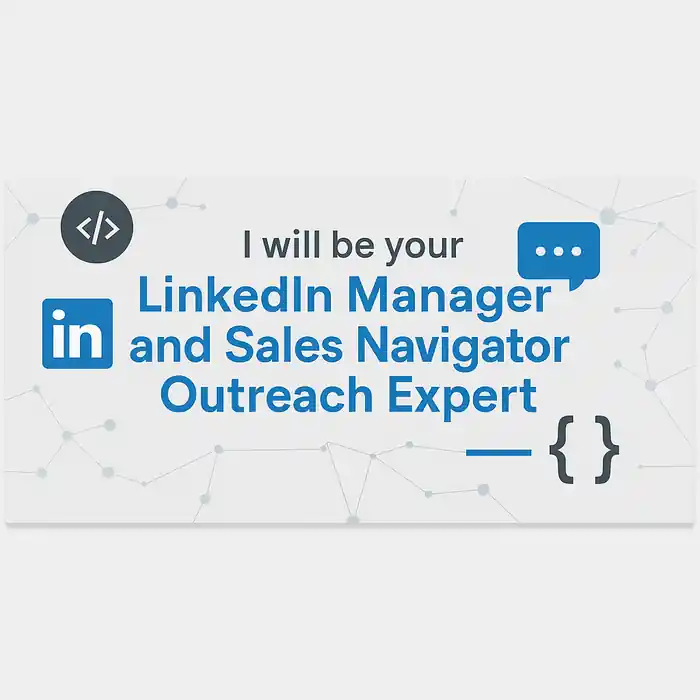 I can linkedin manager and sales navigator outreach expert