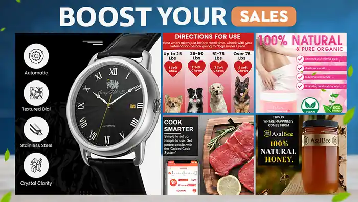I can design amazon product  listing images photo infographic