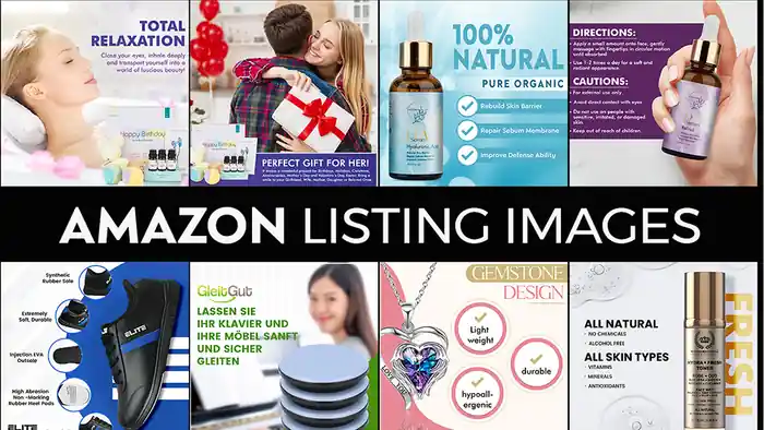 I can design amazon product  listing images photo infographic