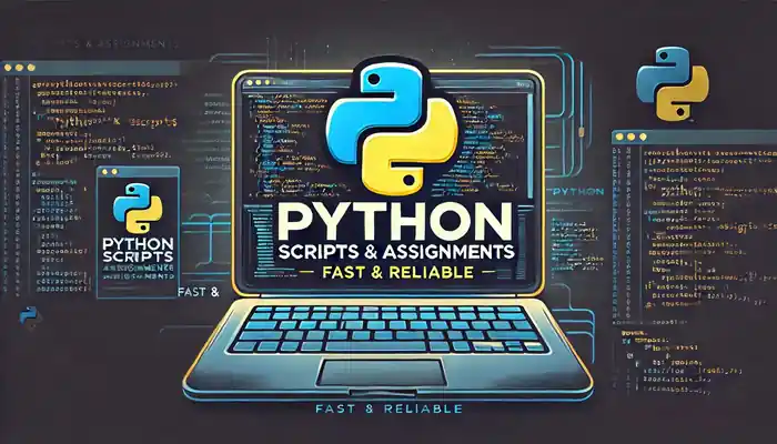 I can  Write any script or assignment in Python