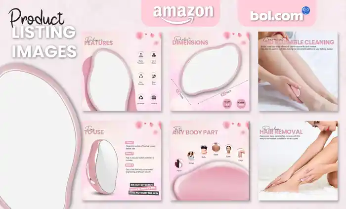 I can do amazon listing images product infographic lifestyle or bol product