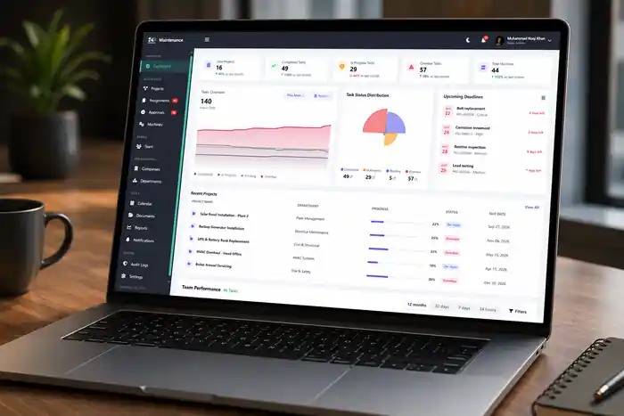 I can Inventory & HR Management Dashboard Software Development