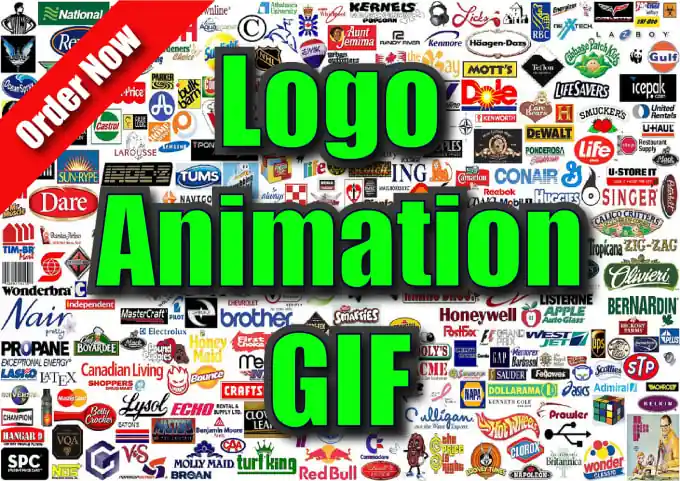 I can create logo animation looping gif in 24 hours
