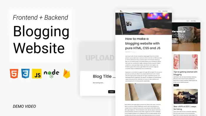 I can Develop professional high performance blogging website | Modern Design