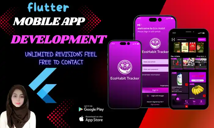 I can Design and Develop mobile app, flutter developer