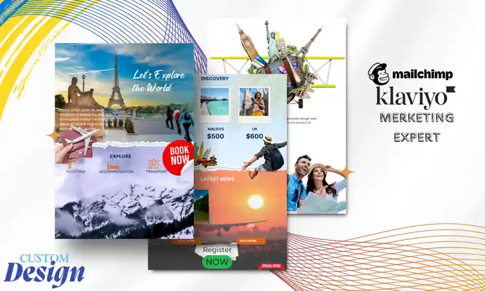 I can High-Converting Custom Email Newsletter Templates Mailchimp & Klaviyo
