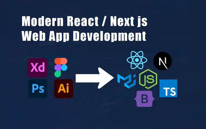 I can convert figma to react js, next js with tailwind CSS, typescript