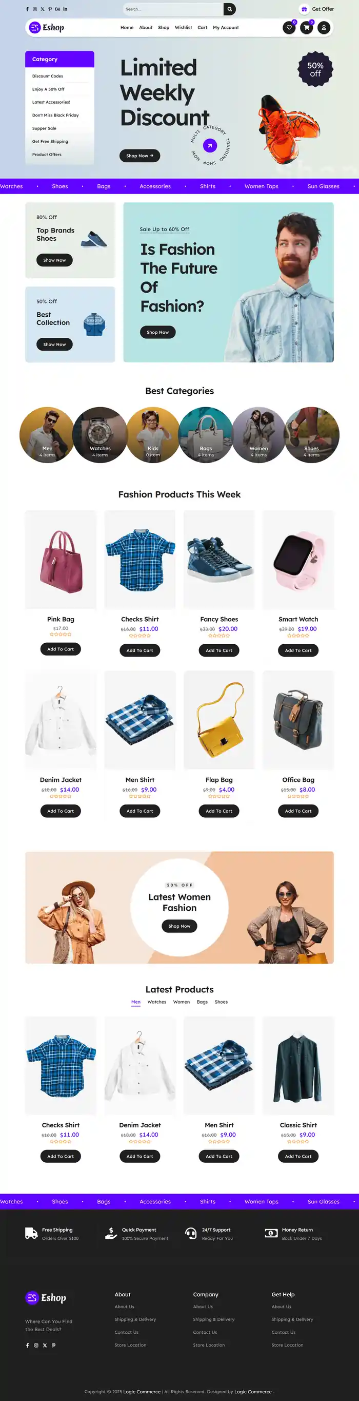 I can create WordPress/WooCommerce website for your business
