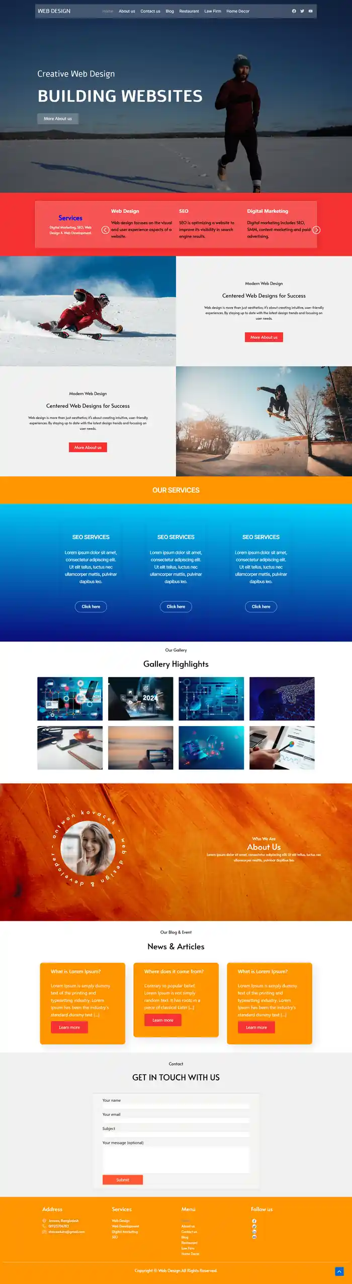 I can create WordPress/WooCommerce website for your business