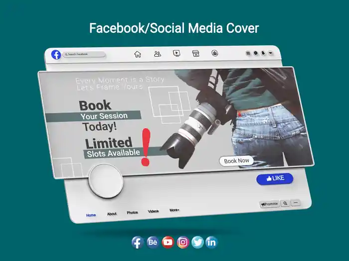 I can create modern & clean social media cover design