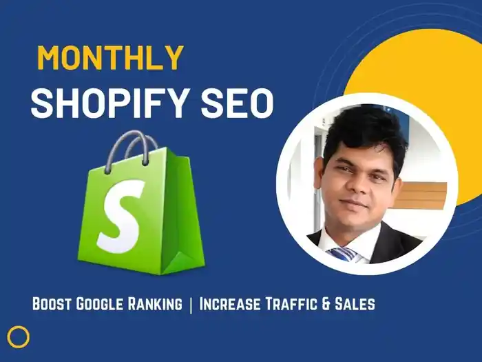 I can Monthly Shopify SEO for Increase Traffic and Sales
