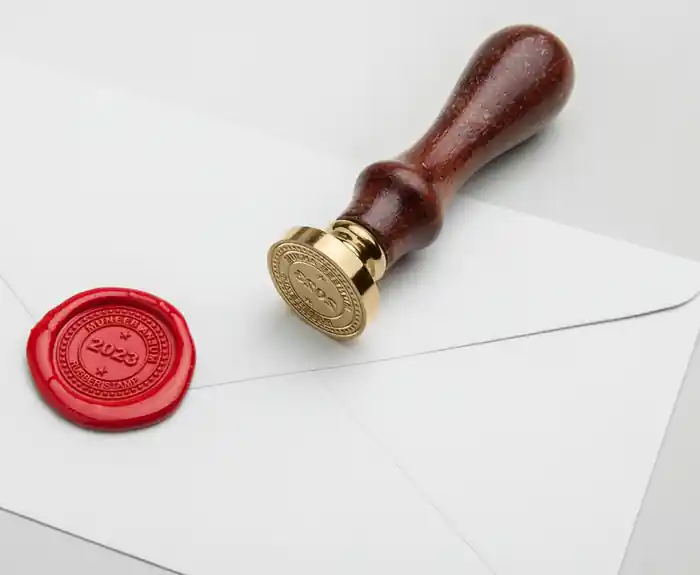 I can design a realistic stamp or seal logo professionally
