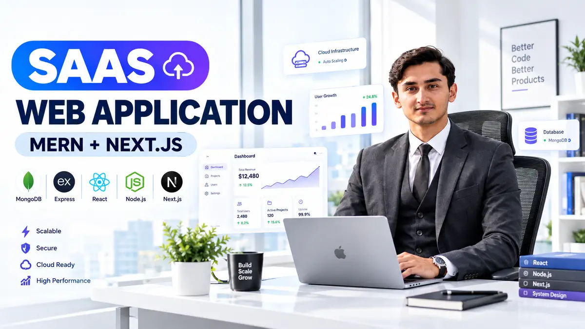 I can do Full Stack Web & SaaS Development with MERN & Next.js