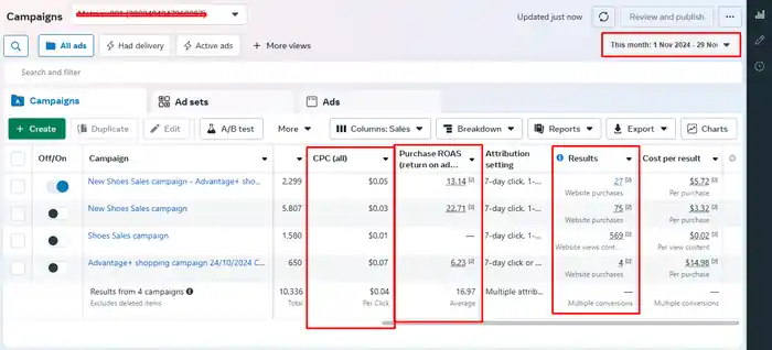 I can do facebook ads campaign, instagram ads, meta ad manager