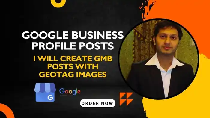 I can create GMB posts with geotag images to boost your localranking on map