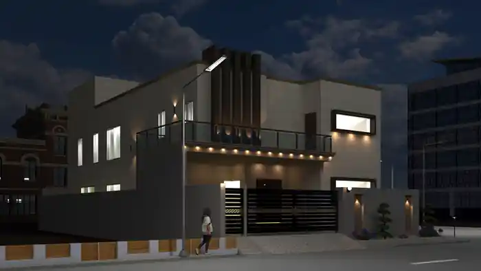 I can design 3d architectural models, renderings with multiple views