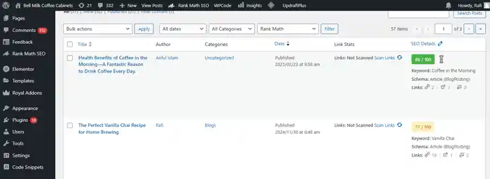 I can do Keyword research and on-page seo to boost your website visibility