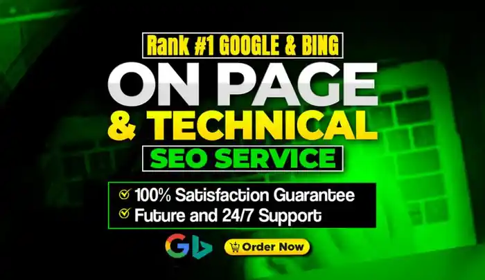 I can on page and technical SEO for top google and bing ranking