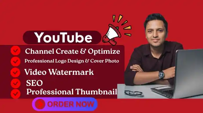 I can  YouTube Channel Setup, SEO, Professional Thumnail And Branding 