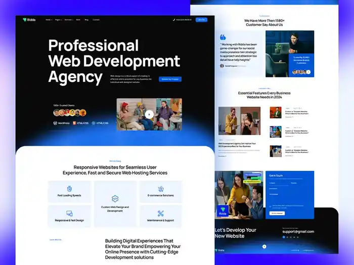 I can  Develop a Custom Responsive Website or Web Application