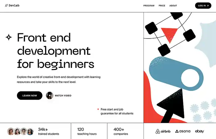I can be your front end web developer using HTML, CSS, ReactJs