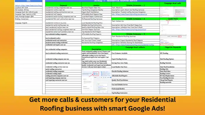 I can do google ads campaign setup for local home service businesses