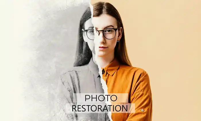 I can restore old photos, fix and colorize old and damaged photos