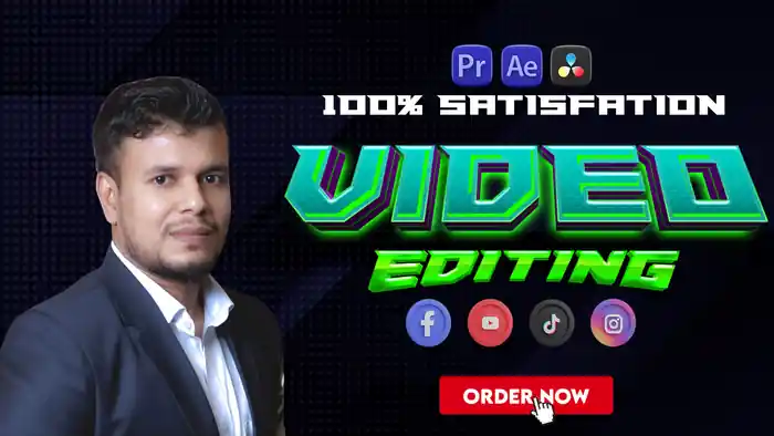 I can do video editing for youtube videos, shorts, reels, tiktok